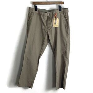 WEATHERPROOF VINTAGE Mens Beige Nylon Blend Pants Size 38x30 NWT Stretch Midway